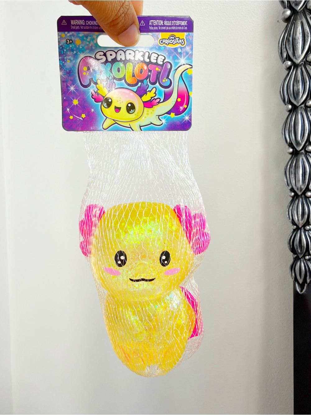 NEW Set of 3 Orbeez Glitter Axolotl Squishy Bundle Viral Original ORB RARE - Picture 7 of 7